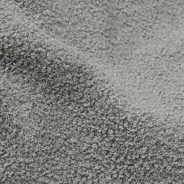 Sofa pufa Sloucher - Boucle Szarość Fabric Close-up Image