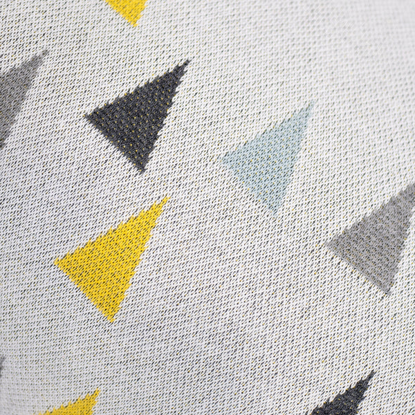 Podnóżek mały - Dzianina Geometryczny trójkąt Fabric Close-up Image