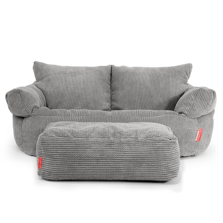 Sofa pufa Josephine - Pom Pom Antracytowa szarość 02