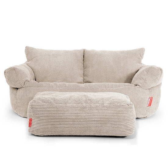 Sofa pufa Josephine - Pom Pom Kość słoniowa 02