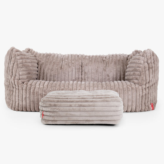 Sofa pufa Ruben - Sztruks ultra plusz Mysi 02