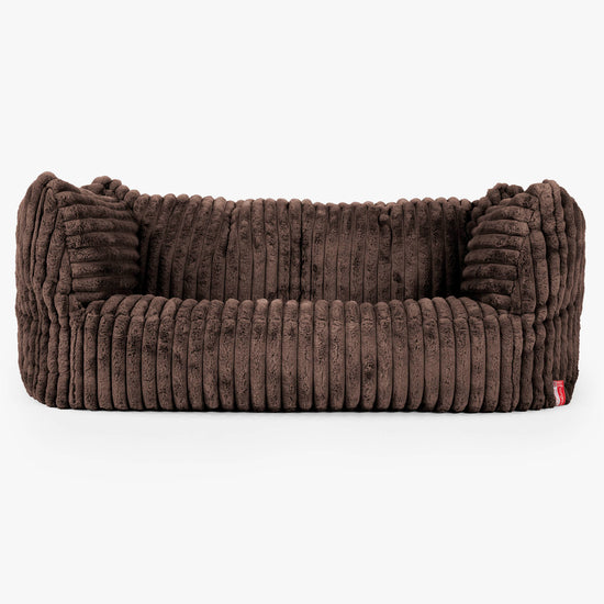 Sofa pufa Ruben - Sztruks ultra plusz Sobolowy 01