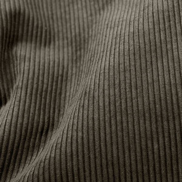 Pufa leżanka Eva - Sztruks wąski prążek Oliwka Fabric Close-up Image