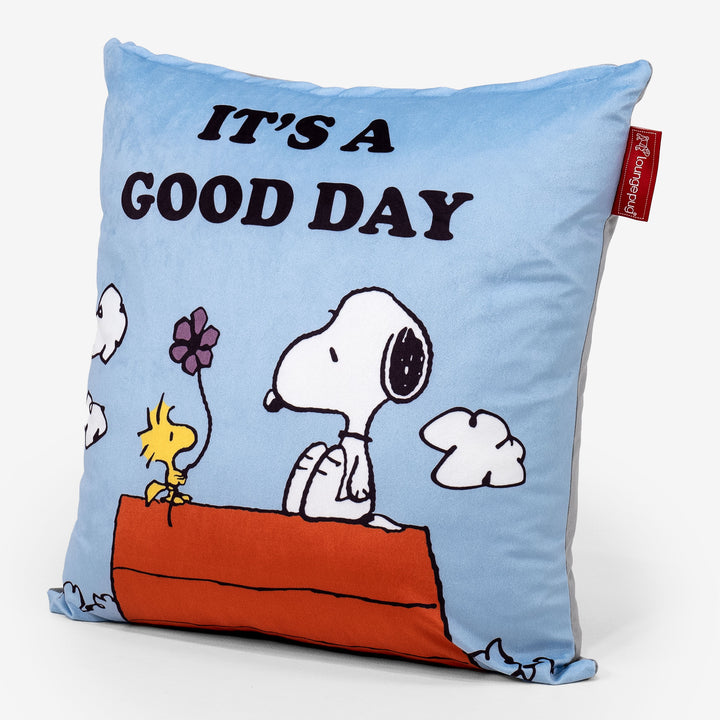 Snoopy Poszewka na poduszkę ozdobna 47 x 47cm - Miłego dnia 03