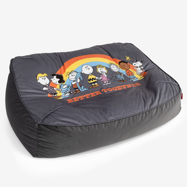 Snoopy Sofa pufa Sloucher - Tęcza 01