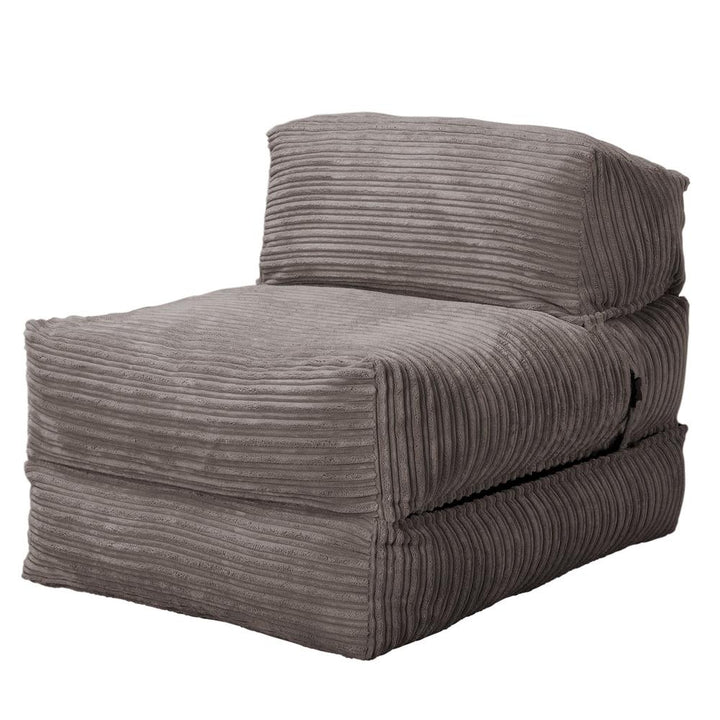 Siedzisko-łóżko pojedyncze Avery futon - Klasyczny sztruks Grafit szarość 01