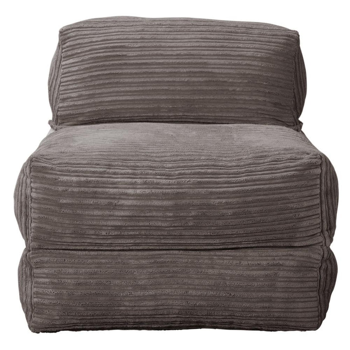 Siedzisko-łóżko pojedyncze Avery futon - Klasyczny sztruks Grafit szarość 03