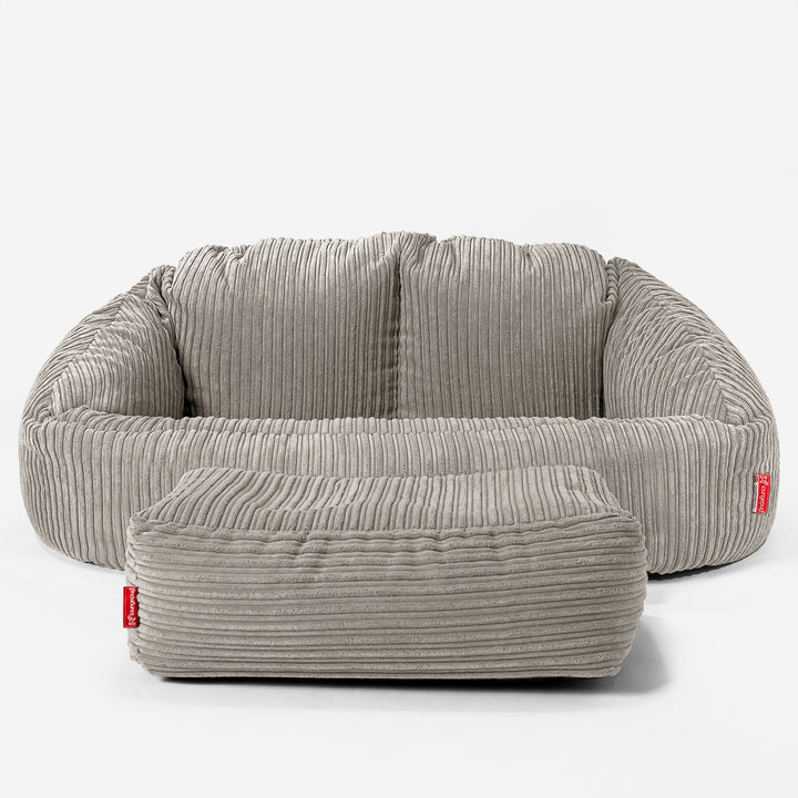 Sofa pufa Bubble - Klasyczny sztruks Mysi 02