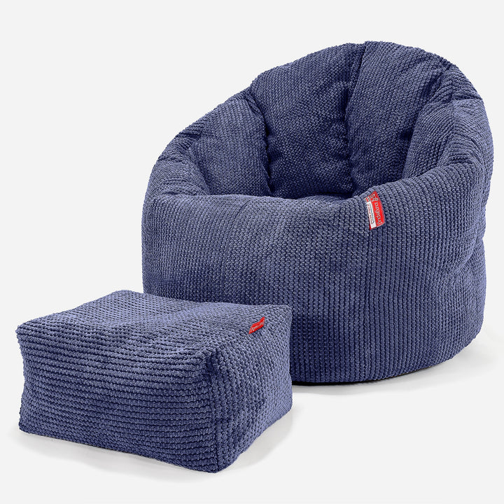 Siedzisko pufa worki sako Cuddle Up - Pom Pom Fiolet 02