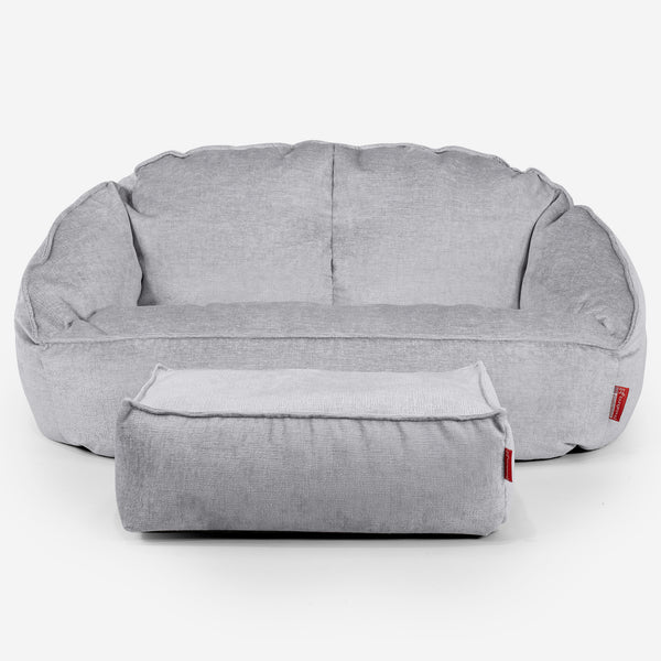 Sofa pufa Bubble - Szenila Szarość 01